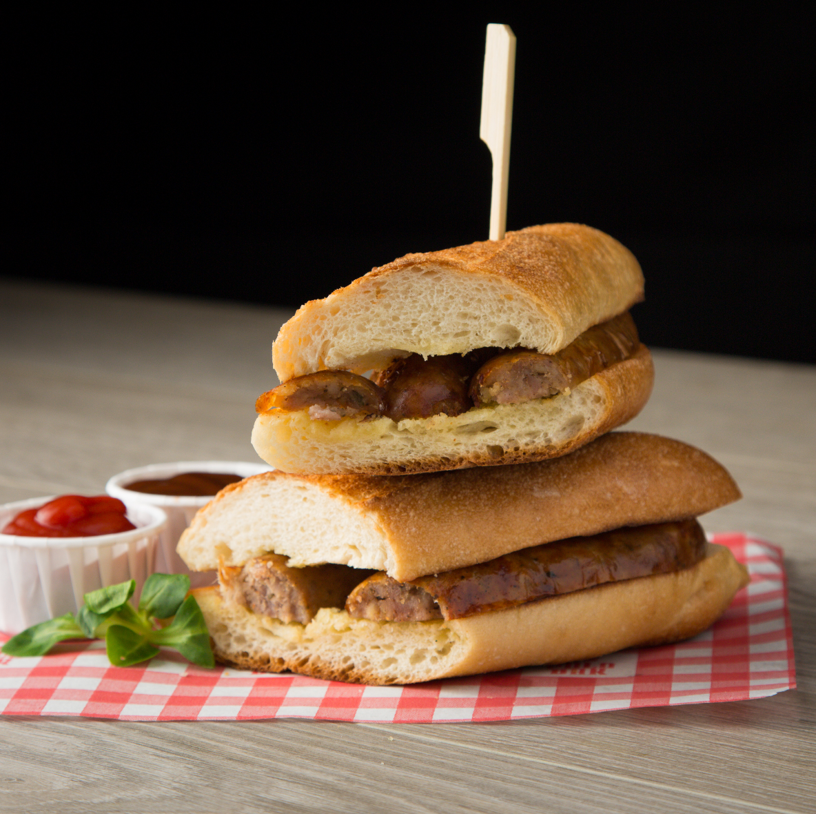 Cumberland Sausage Baguette