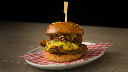 Burger - Cajun Chicken with Double Chilli Cheese
